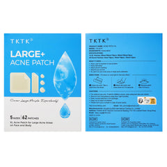 TKTK travel bag with patches for convenient, portable blemish care