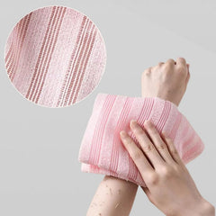 TLOPA Blissal in-shower action demonstrating easy reach and full-body cleansing benefit