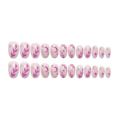 Tnampv overhead display of 24 nails, 24 tabs, file and remover stick for ready use