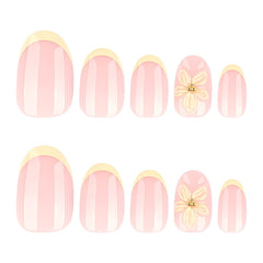 Tnbuokas nails worn on hand in short almond shape showing instant polished style