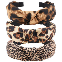 TOBATOBA front packaging showing three leopard headbands and their patterns, stylish everyday wear