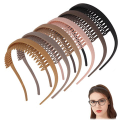TOBATOBA front view of headband showing wide frame and comfort fit
