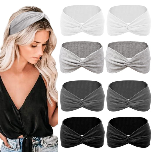 Tobeffect front view headband showing sleek neutral finish and secure fit