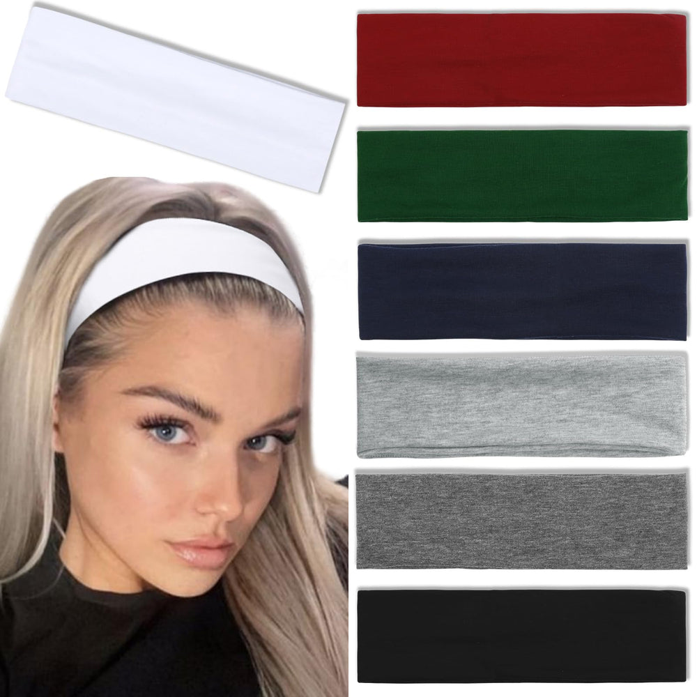Tobeffect front view of seven headbands showing color selection and compact packaging benefit