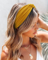 Tobeffect headband styled with casual outfit adding retro flair