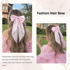 Tobeffect worn on a model ponytail showing romantic look and everyday use