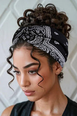 Tobeffect headband paired with wig demonstrating smooth edge coverage and styling aid