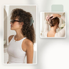 TOCESS clips paired with clothing to show style coordination benefits