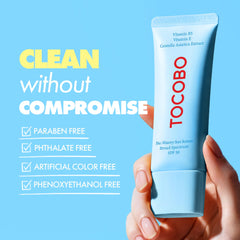 TOCOBO in outdoor setting indicating daily sun protection benefit