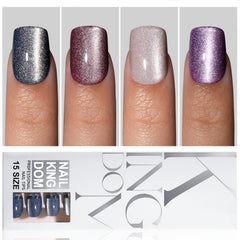 TOGZOM organized nail layout displaying 15 sizes, ensures precise fit for every finger