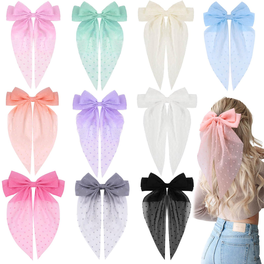 TOKUFAGU front view of 10-piece bow set showing neutral colors and packaging benefit
