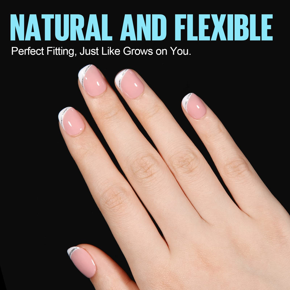 TOMICCA applied on model fingers demonstrating natural short look