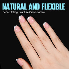 TOMICCA applied on model fingers demonstrating natural short look