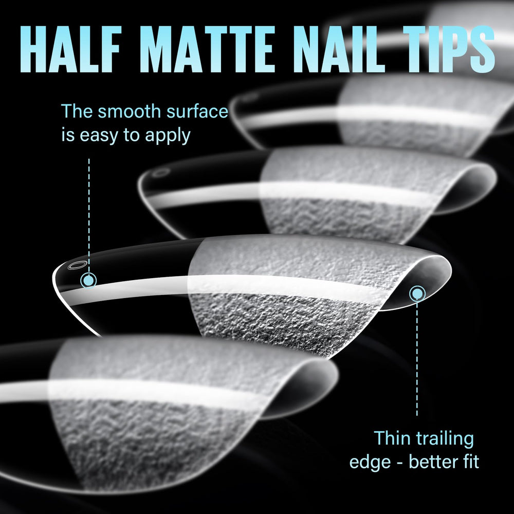 TOMICCA close-up of half-matte inner surface improving adhesion and fit