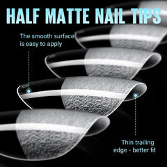 TOMICCA close-up of half-matte inner surface improving adhesion and fit