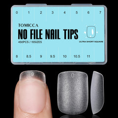TOMICCA front packaging showing 450 tips and 15 sizes for full supply