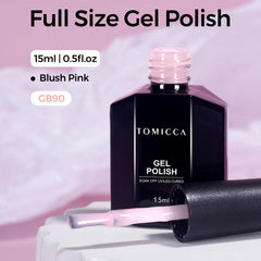TOMICCA on hands holding coffee showing elegant everyday manicure benefit