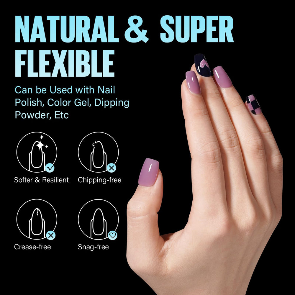 TOMICCA polished coffin tips displaying custom design possibilities