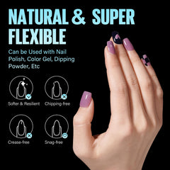 TOMICCA polished coffin tips displaying custom design possibilities
