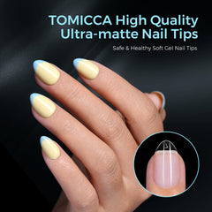 TOMICCA press-on application demonstrating easy DIY convenience