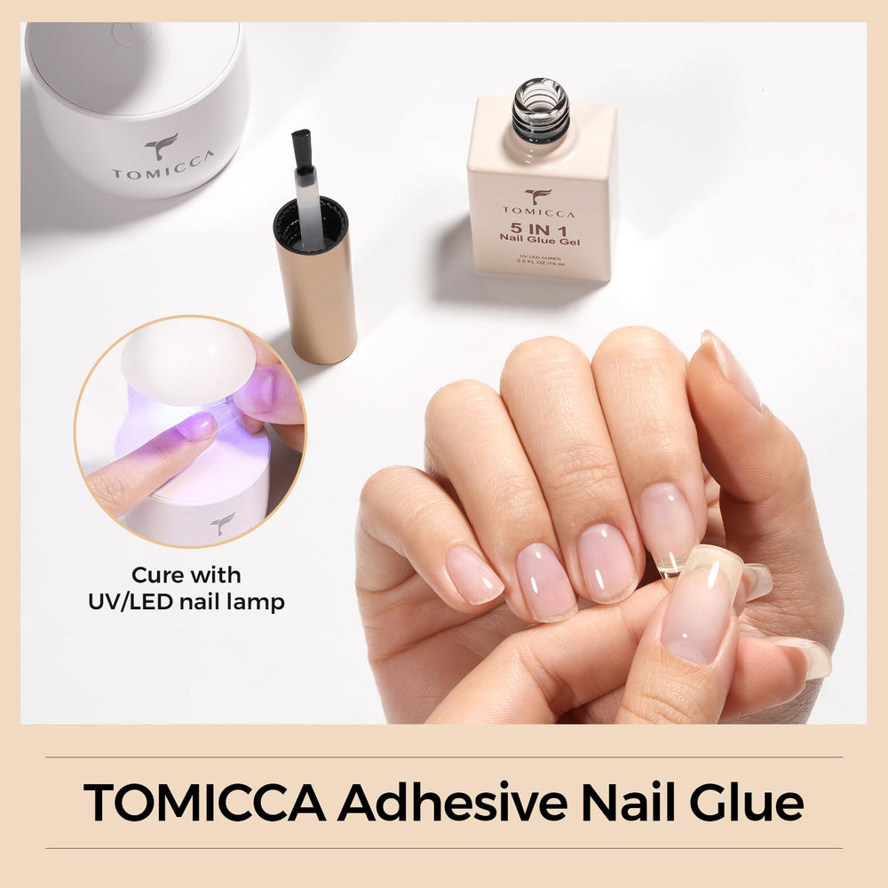 TOMICCA bonding rhinestones securely for long-lasting nail art