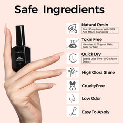 TOMICCA 15ml bottle next to coin shows compact size convenience