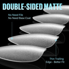TOMICCA ultra-thin back edge detail for snug natural nail fit benefit