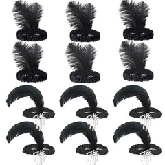 Tongcloud front view showing full 12-piece headband set and packaging benefit: ready-to-wear