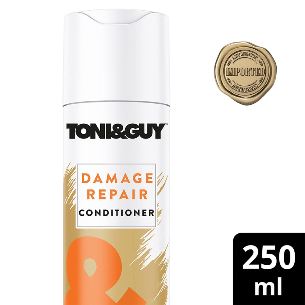 TONI&GUY back label close-up with directions and ingredient details