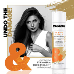 TONI&GUY creamy conditioner close-up highlighting rich consistency