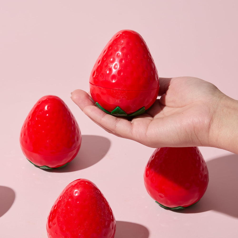 TONYMOLY packaging label detail showcasing brand and festive Very Berry design