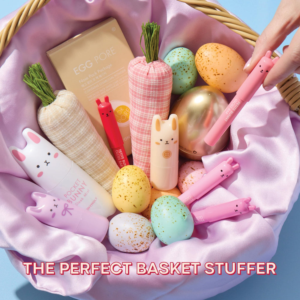 TONYMOLY in an Easter basket setting ideal as a seasonal gift choice