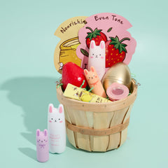 TONYMOLY bottle inside a bag lifestyle shot for on-the-go convenience