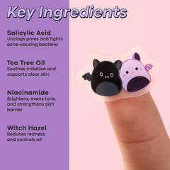 TONYMOLY close-up of hydrocolloid patch texture showing absorption