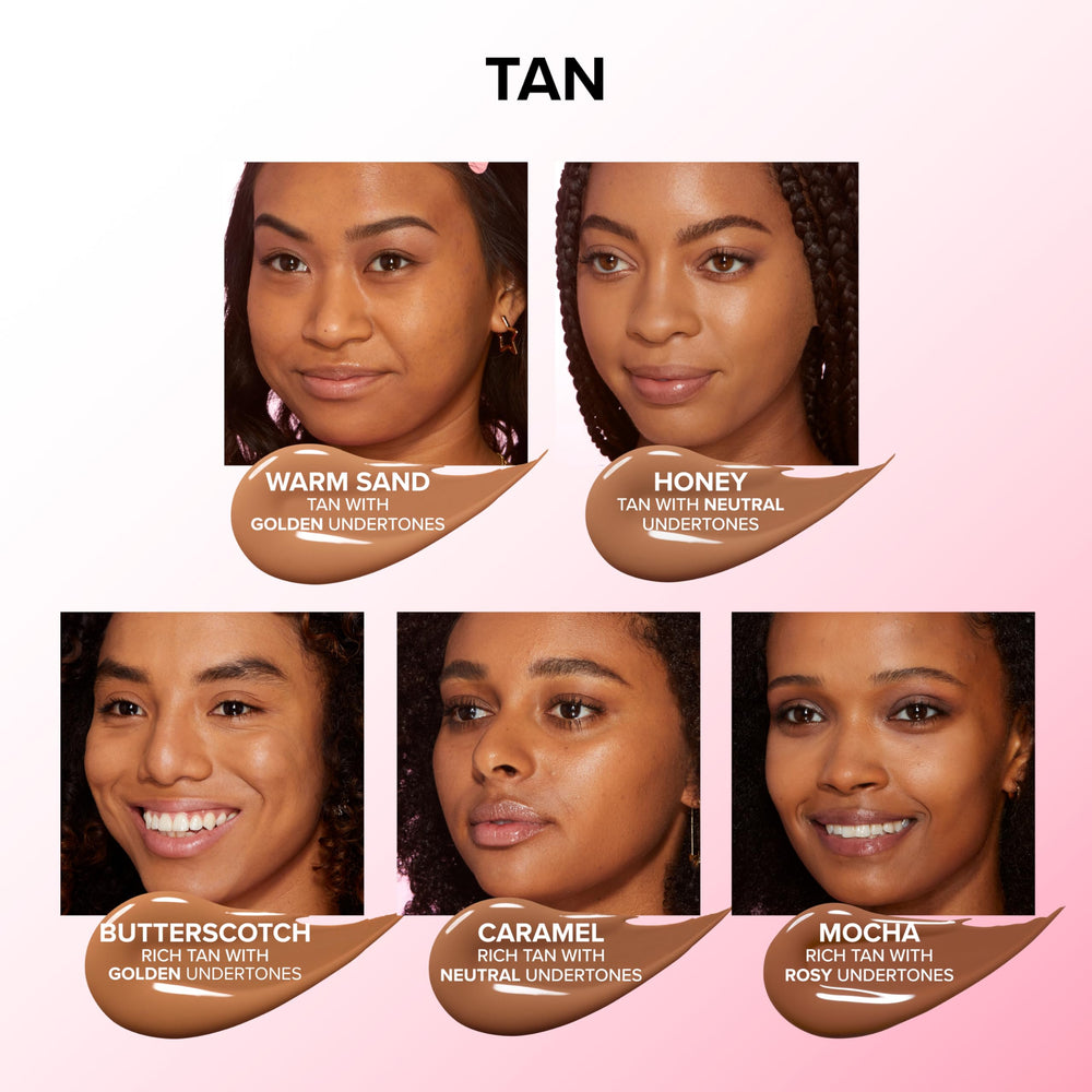 Too Faced concealer held in hand for scale showing compact travel-friendly benefit