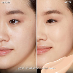 Too Faced applicator wand closeup highlighting precision and hygienic dispensing benefit