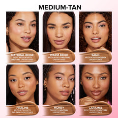 Too Faced texture close-up showing creamy hydrating formula benefit