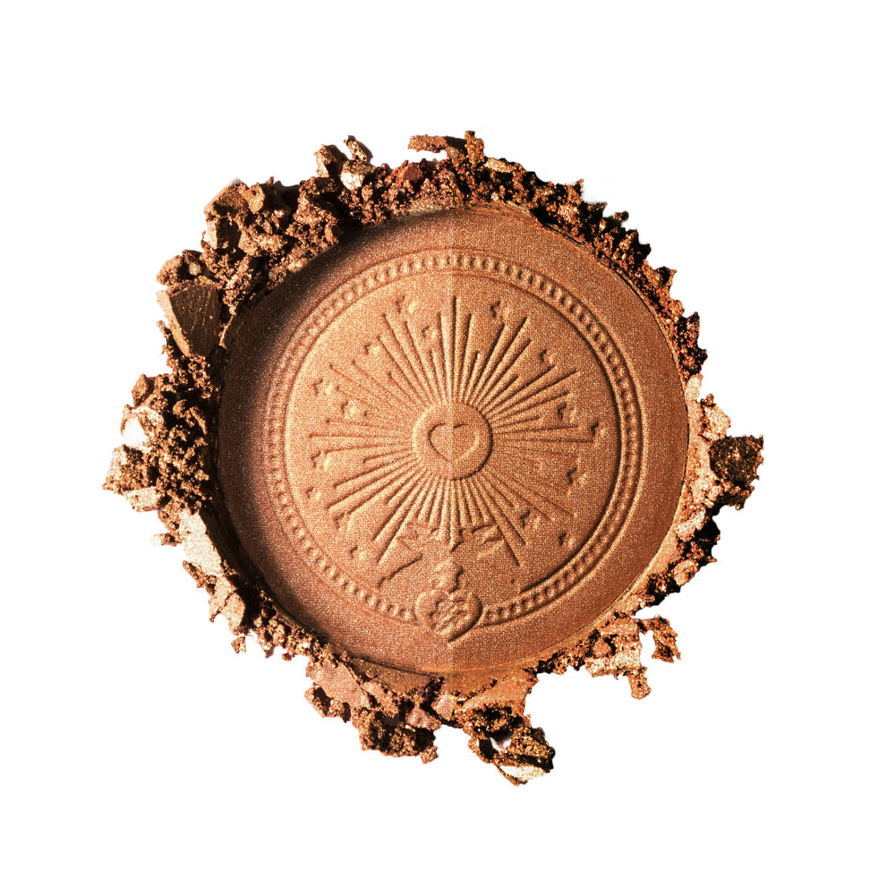 Too Faced open compact revealing two sun-kissed powder shades for versatile use