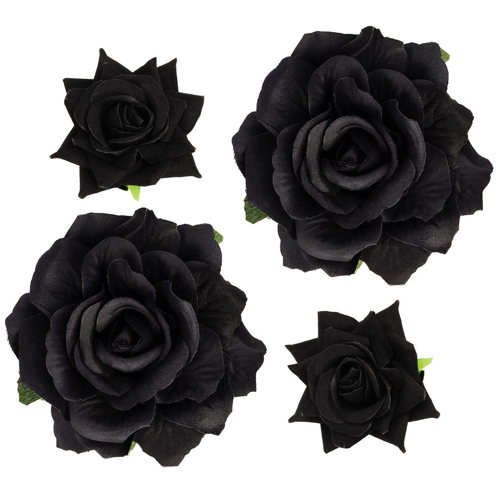 Topbuti front view of four rose clips showing set and color benefits