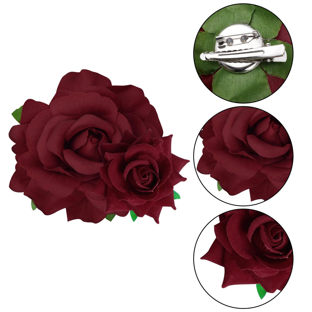 Topbuti metal clip and brooch pin reverse view demonstrating secure fastening benefit