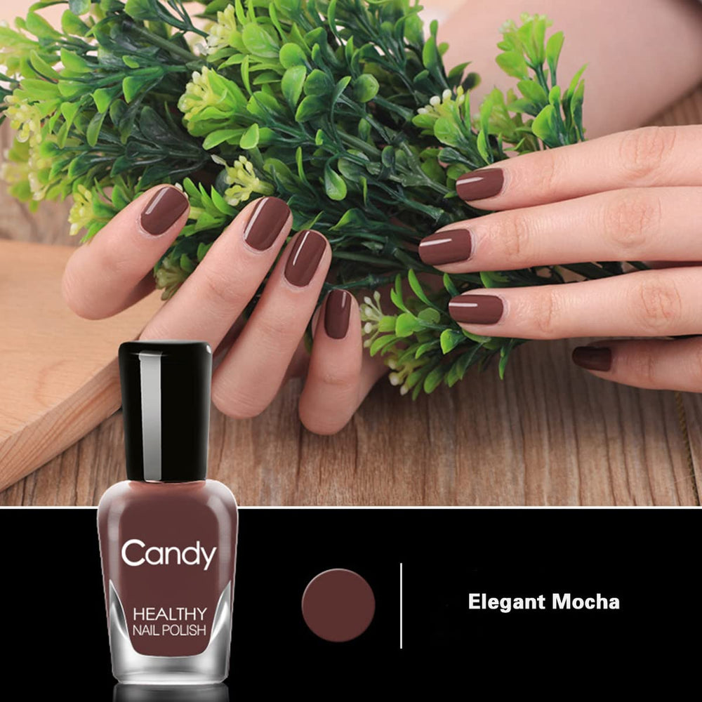 Tophany close-up of polish texture showing opacity and glossy benefit
