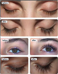 Toplash application on lashline demonstrating neat, non-sticky coverage benefit