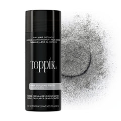 Toppik front packaging gray showing product and brand benefits