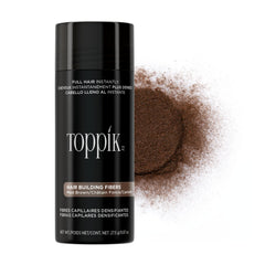 Toppik front packaging medium brown showing instant coverage benefit