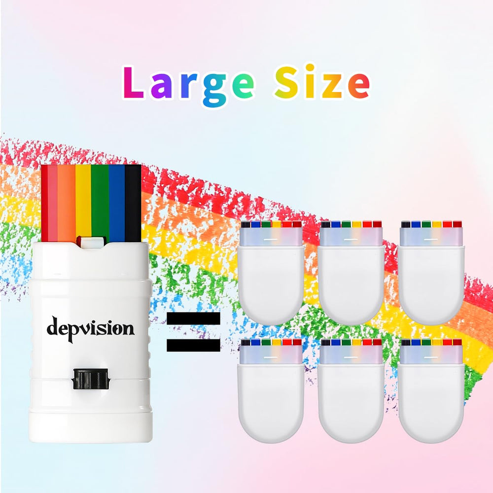 torbers Depvision six color stripe detail highlighting vivid pigments for bold looks