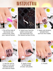TOROKOM lifestyle pedicure scene showing stylish toes ready for events
