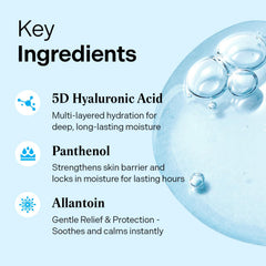 Torriden serum on hand demonstrating quick absorption for plumper, hydrated skin