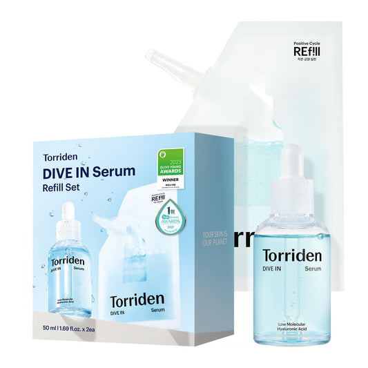 Torriden bottle front showing product and glow benefit