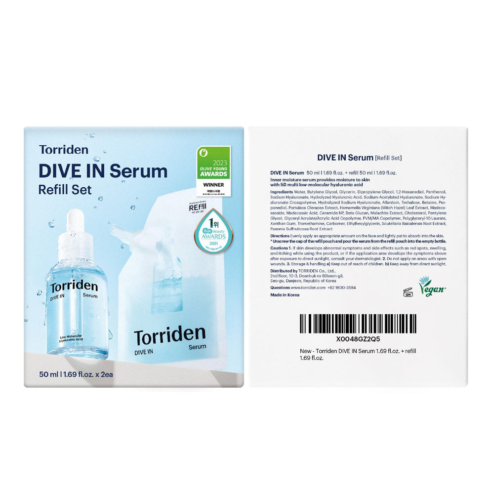 Torriden packaging with FSC badge indicating eco-friendly benefit