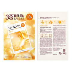 Torriden mask in bathroom self-care scene conveying relaxing radiance routine